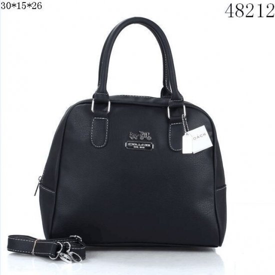 Coach Legacy Haley Medium Black Satchels ADJ | Women